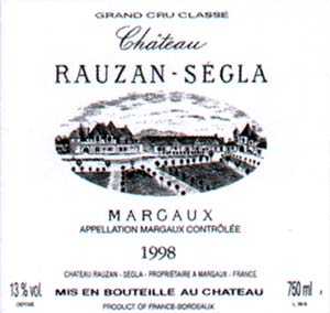 Этикетка Rauzan-Segla